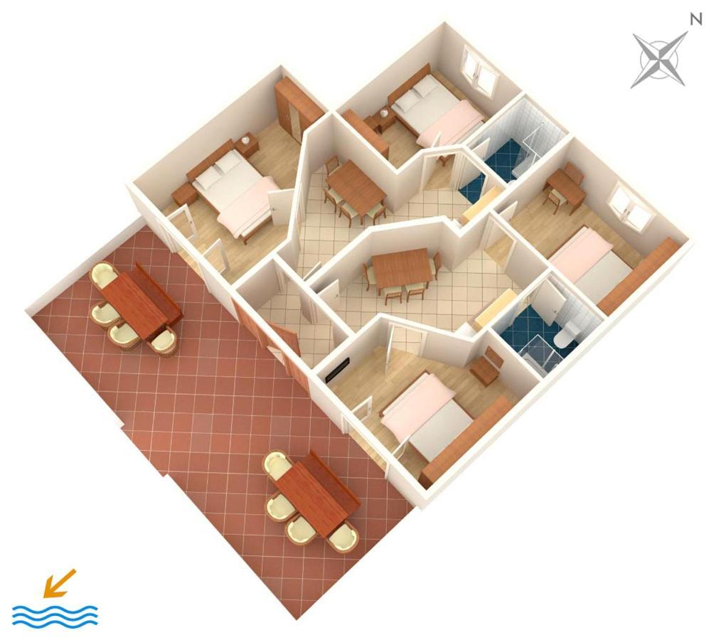 Apartments By The Sea Igrane, Makarska - 310 Kültér fotó
